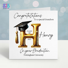 Personalised Graduation Card