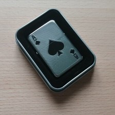 Unique Ace of Spades Star Flip Lighter for Poker Player Perfect Gift For Him Her