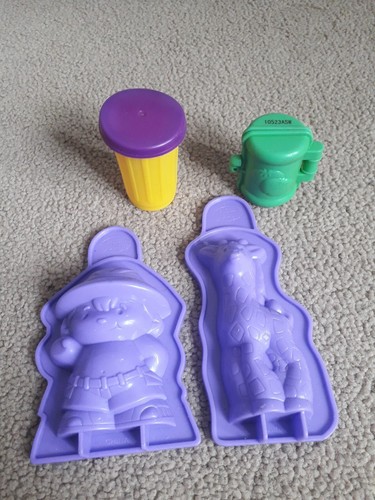 Moon dough plastic moulds - plastic,