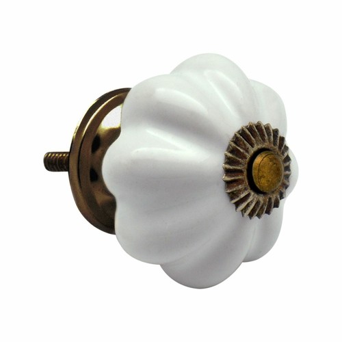 Vintage door knobs ceramic - knobs,