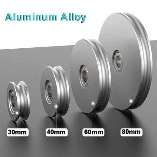 Groove aluminum pulley - u-groove,