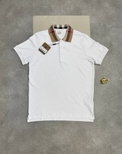 Burberry White polo Men's
