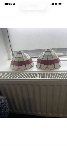 Tiffany style pair ceiling - pair,