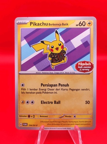 Pikachu berkemeja batik - pikachu,