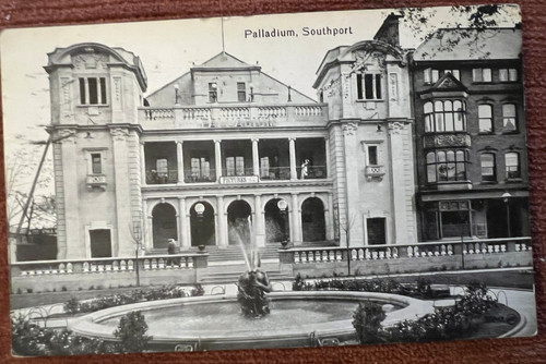 Antique postcard southport - antique,