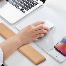 Wooden Keyboard Wrist Support