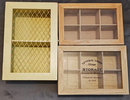 Rustic wooden wall storage - rustic,