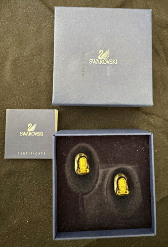 Swarovski crystal baby booties - crystal,
