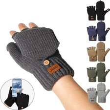 Fleece Lined Flip Top Gloves