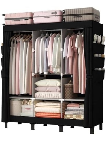 Loefme folding canvas wardrobe - loefme,