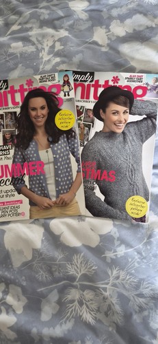 Two simply knitting magazines - two,
