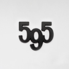 Matt Black Abarth 595 Rear