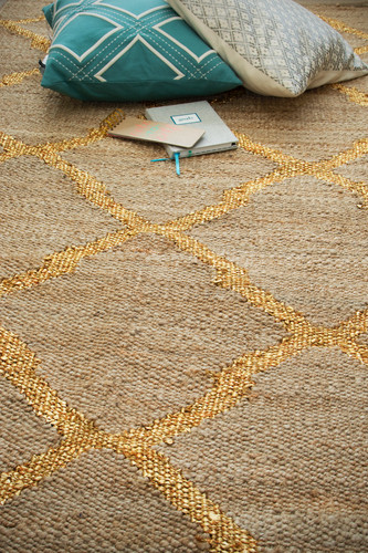 Geometric handmade dhurrie - geometric,