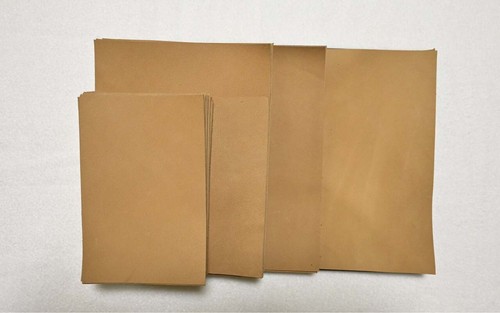 Genuine caramel nubuck leather - genuine,