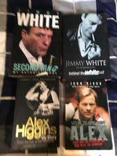 JIMMY WHITE/ALEX HIGGINS Books -4 Total!