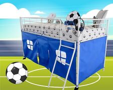 HedgehogEmporium Tent for Midsleeper Cabin Bed, Mid sleeper Blue with Windows