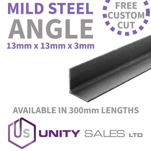 13mm mild steel angle - 13mm,