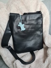 Radley London Leather Crossbody Bag Messenger Shoulder bag Black Medium 