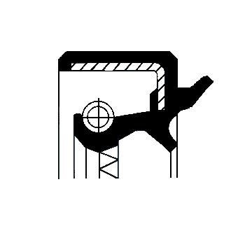 Shaft seal wheel hub - seal,,