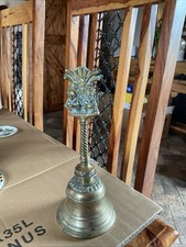 Antique Nepalese Brass Temple Bell - Hanuman and Garuda