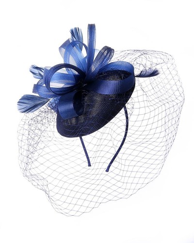 Elegant looped fascinator hat - elegant,