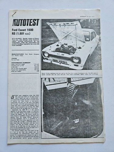 Ford escort mk1 1600 - ford,