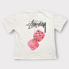Stussy White Thrashed Dice