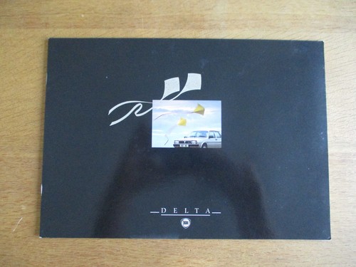 Lancia delta sales brochure - delta,