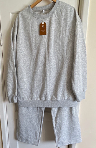 Reoria womens grey fleece - grey, 2pc