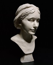 Vintage Resin Bust Of Young Lady - Ballantynes Of Walkerburn