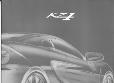 ASCARI KZ1 Supercar preview  brochure - 2005 - mint condition