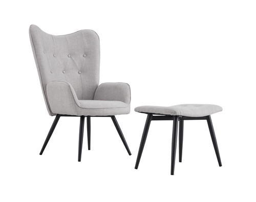 Curved backrest chair with - chair,