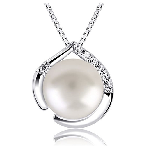 Sterling silver 925 freshwater - silver,