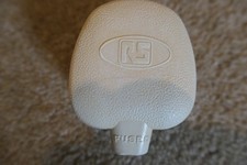Vintage RS (Duraplug) 13 Amp White Rubber plug about the 1970's
