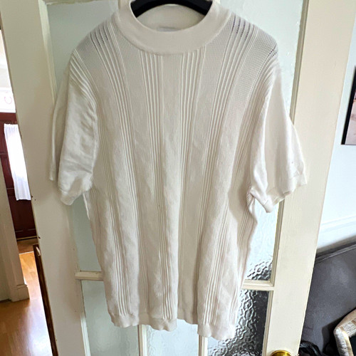 Topman men white ribbed - white,