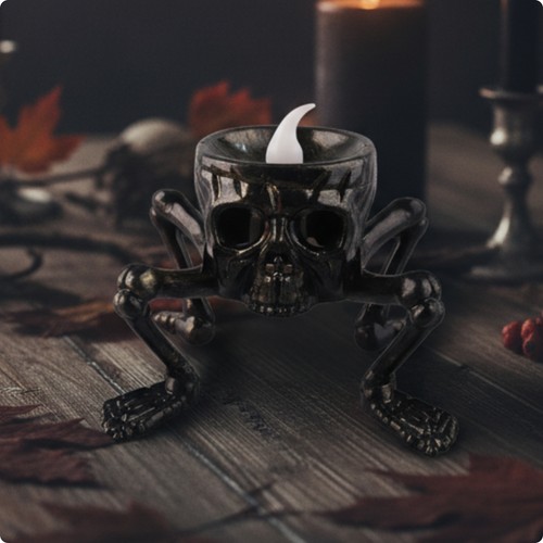 Spider candle lamp creepy - lamp,