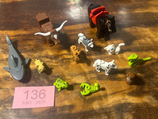 Lego Animals Cow Horse Dogs Cat Turtle Snake Shark Bundle