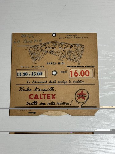 Vintage caltex paris france - vintage,