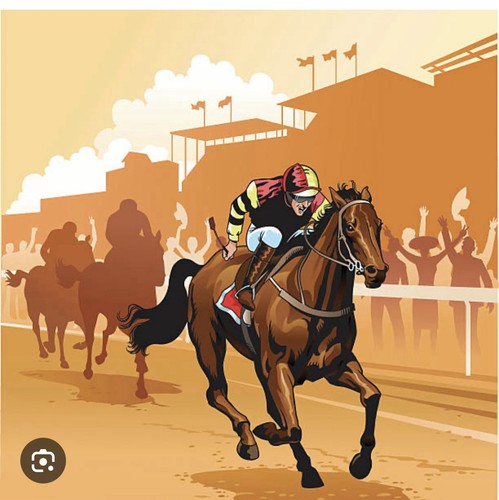 Extremely successful horse - successful,