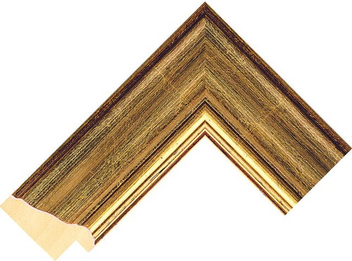 40mm wide gold - 40mm, reverse