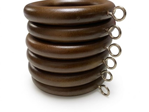 45mm wooden curtain rings with - curtain,