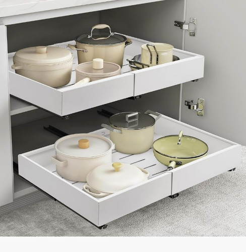 Pull out cabinet - pull, organizer