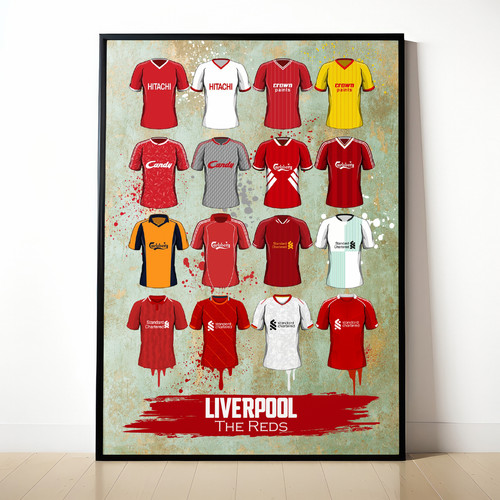 Liverpool painted shirt - liverpool, a4