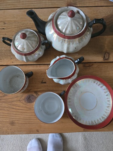 Vintage lusterware pearl - lusterware,