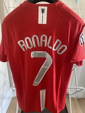 Man Utd 2008 2009 Home UCL Final Ronaldo 7 champions league BNWT size MEDIUM