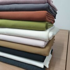 Clearance Plain Ponte Roma Viscose Stretch Spandex Jersey Dress Fabric 58" Meter