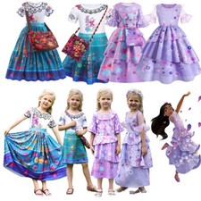Girls Encanto Mirabel Costume