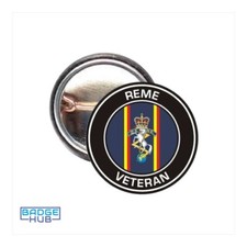 REME Veteran Button Badge |