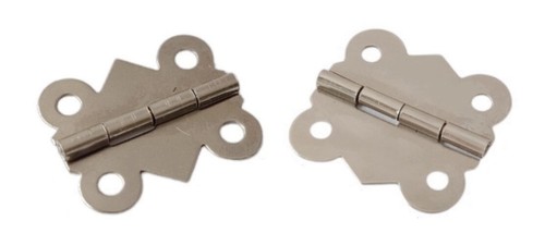 Mini silver hinges door box - silver,