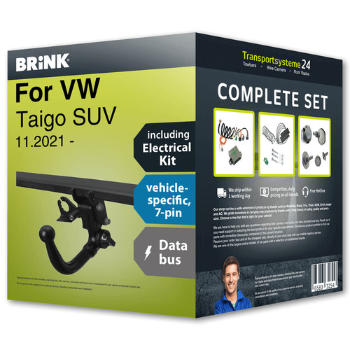 Towbar detachable for taigo - towbar,